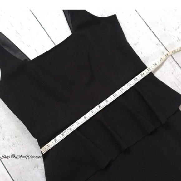 Carmen Marc Valvo NWT peplum exposed backzip dress *shop@iamwarrior - Picture 7 of 9